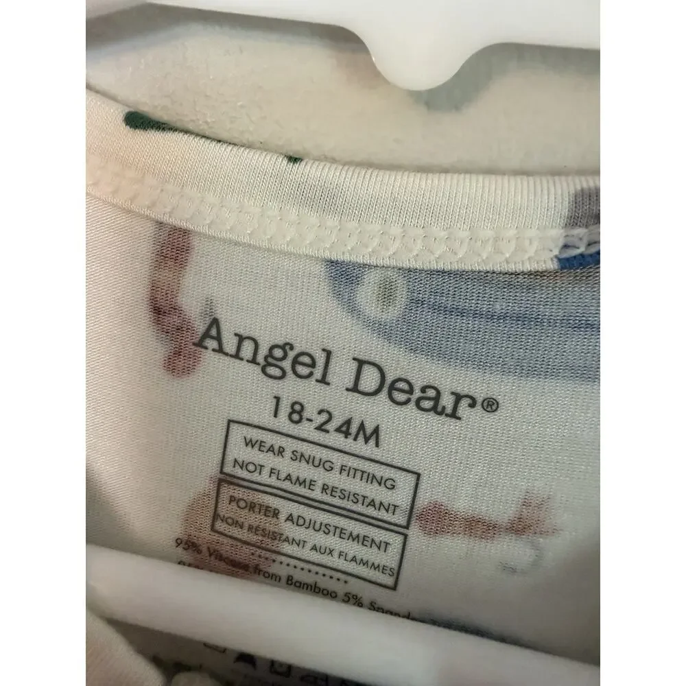 Angel Dear Bamboo Zip Footie Fishing Tools 18-24 Months NWT